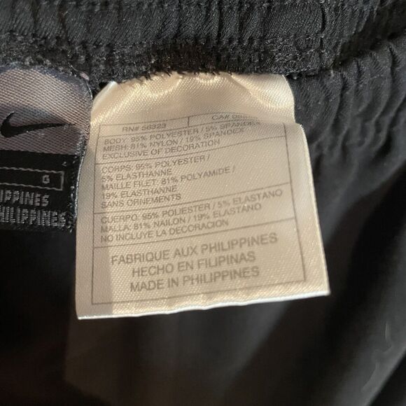 Vintage NIKE Track‎ Pants Jogger W/ Unique Back Middle Zip Sz L - Picture 3 of 8